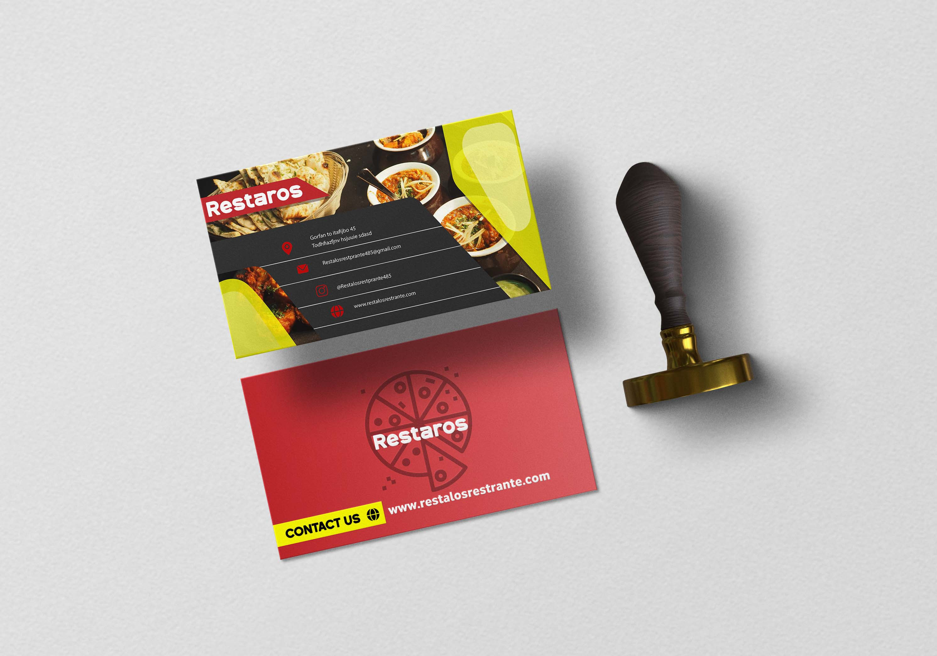 تصميم بزنس كارد احترافي