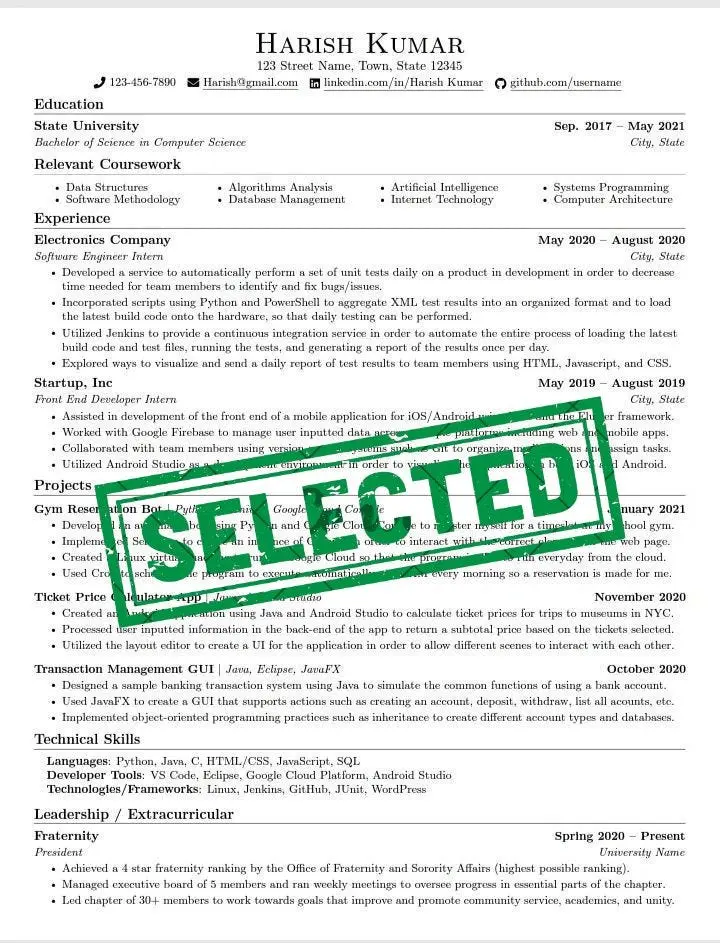 كتابة سيرة ذاتية احترافية متوافقة مع نظام ATS