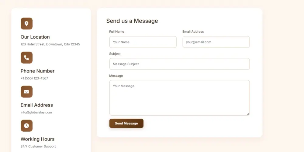 إنشاء موقع حجز غرف فنادق احترافي ومتجاوب