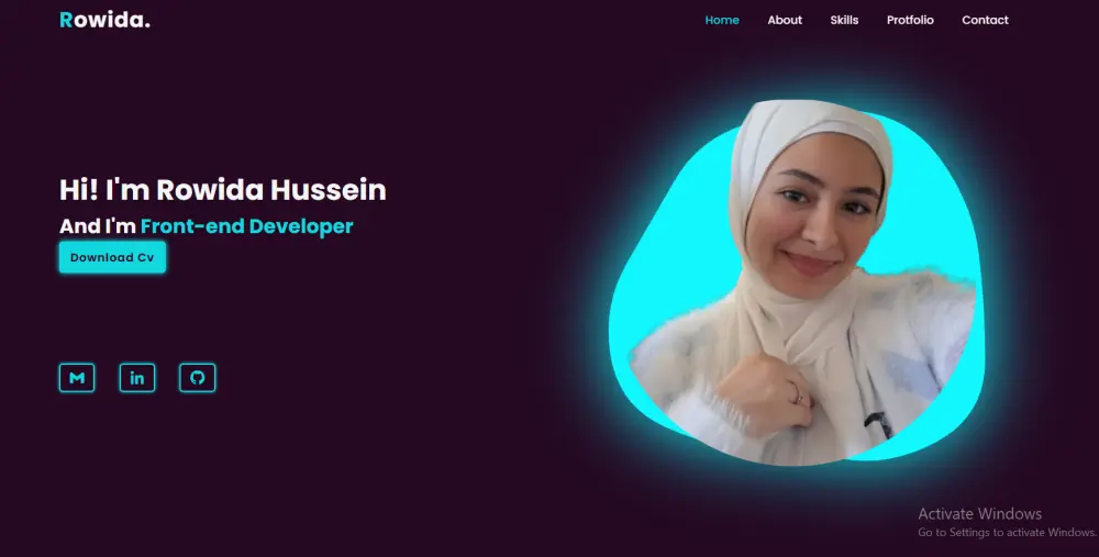 تصميم وتطوير بورتفوليو احترافي