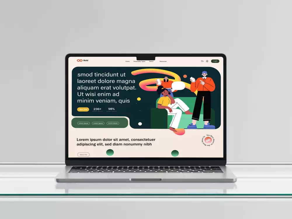 تصميم صفحة هبوط احترافية باستخدام Figma مع Prototyping