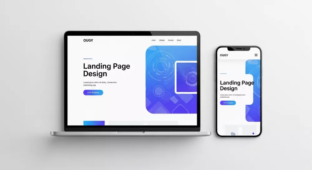 تصميم Landing Page احترافي يُحوّل الزوار لعملاء — واجهة متجاوبة، رسالة واضحة، CTA قوي.