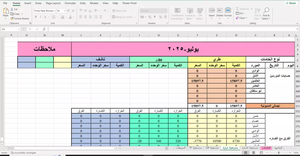 معالجه البيانات بشكل إحترافي