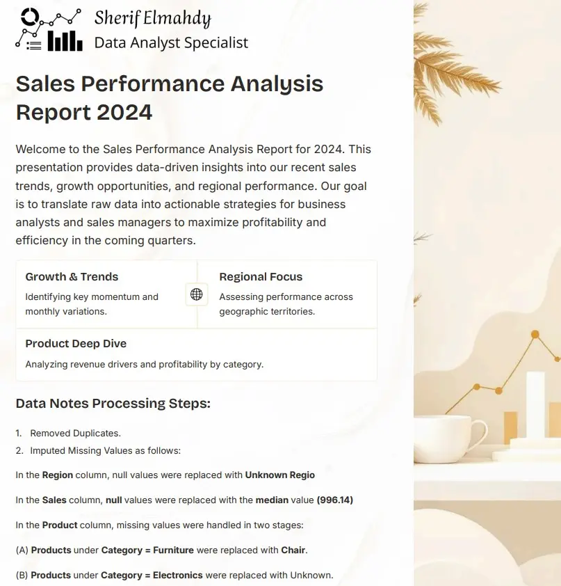 تصميم لوحة تحكم Power BI تفاعلية وتحليل بيانات المبيعات