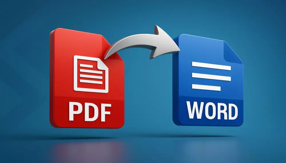 تحويل ملف pdf الى ملف word