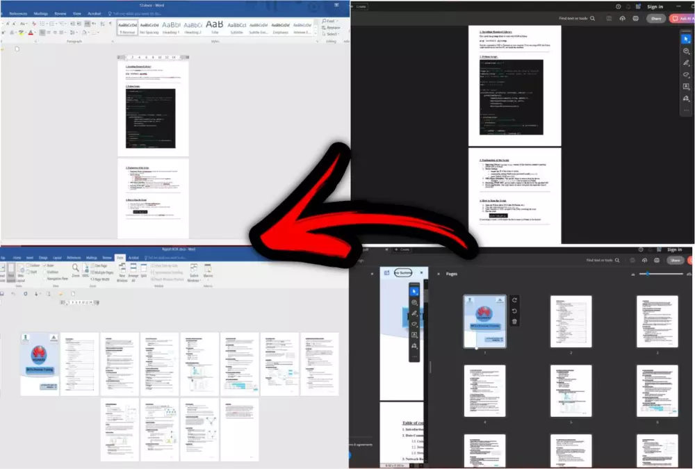 تحويل ملف pdf الى ملف word