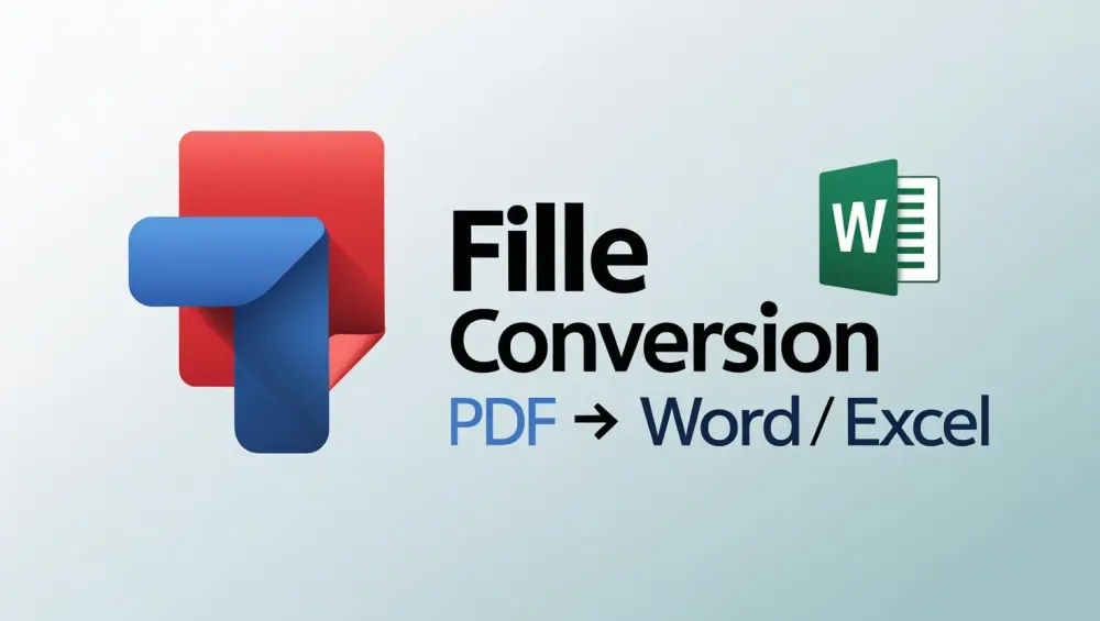 تحويل الملفات من PDF إلى Word أو من أي صيغة إلى أخرى باحترافية وسرعة