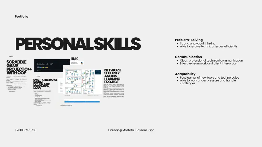 خدمة تصميم عروض البوربوينت الاحترافية (PowerPoint Portfolio Design Service)