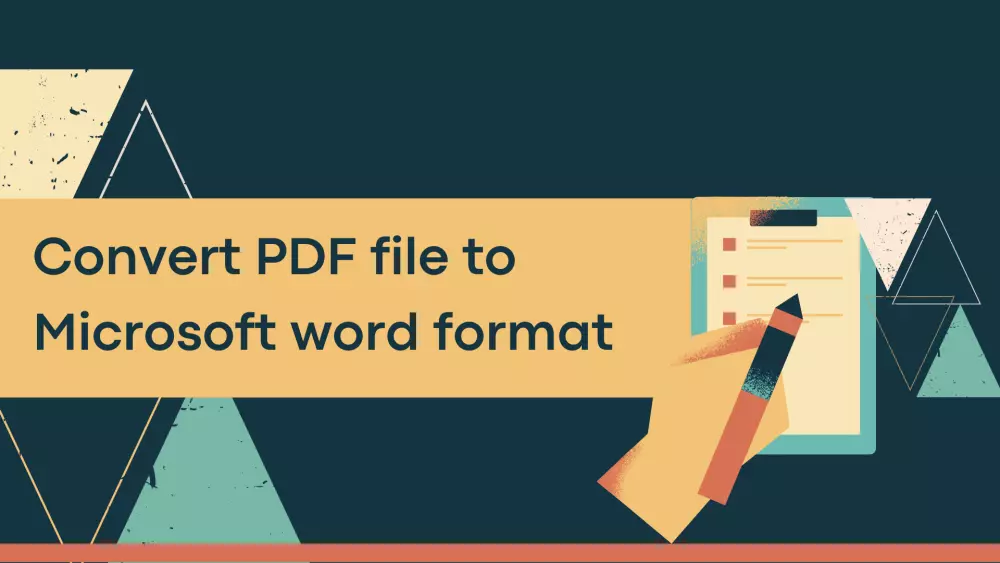ستحصل على تحويل من ملف PDF إلى تنسيق Microsoft Word.