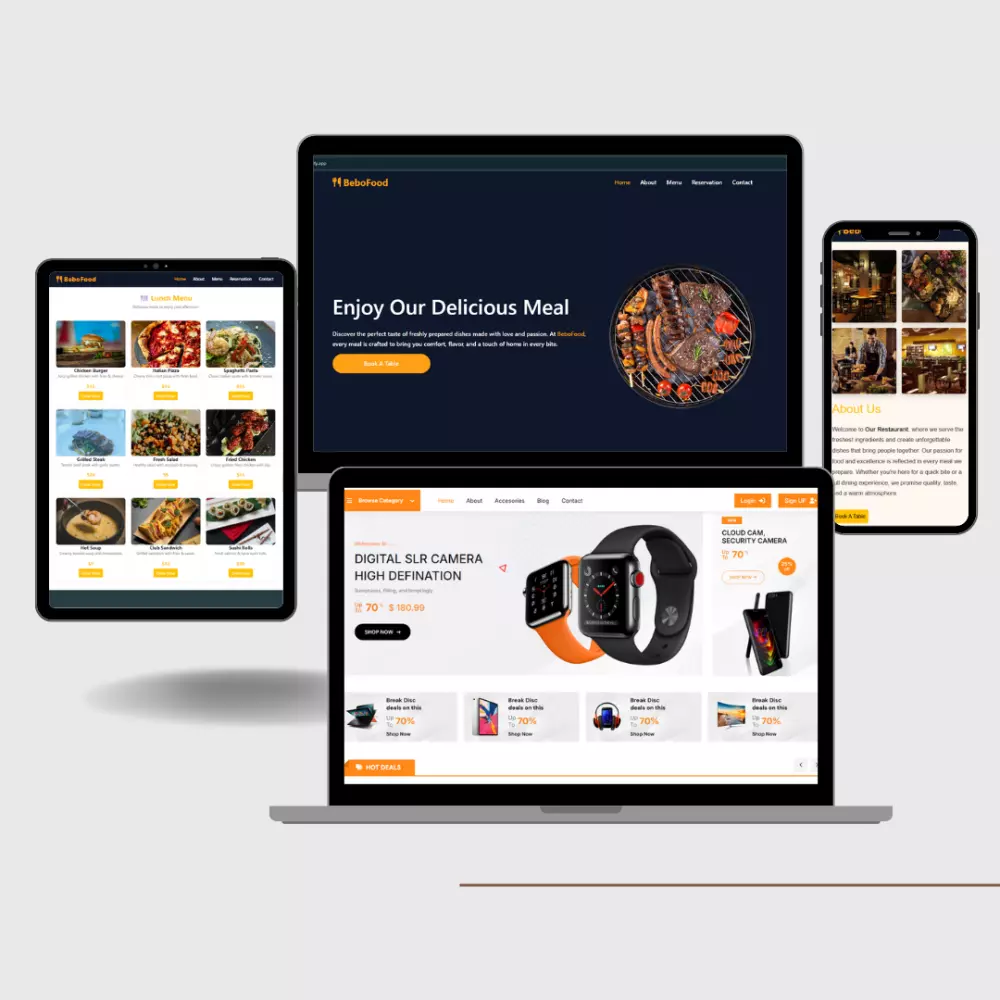 تصميم صفحات ويب متجاوبة وسريعة