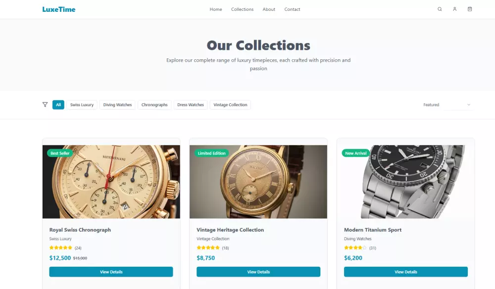 تصميم صفحة هبوط احترافية لمشروعك (Landing Page) 3 اقسام