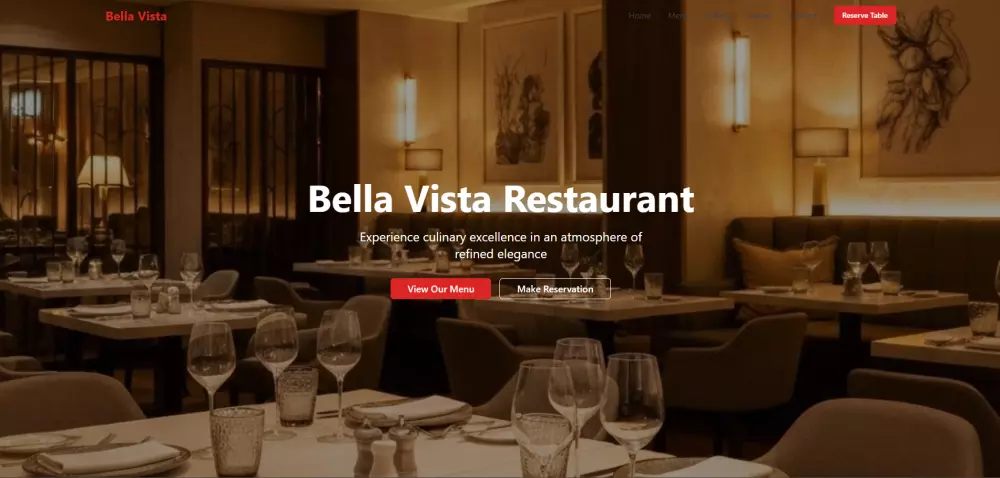 تصميم صفحة هبوط احترافية لمشروعك (Landing Page) 3 اقسام