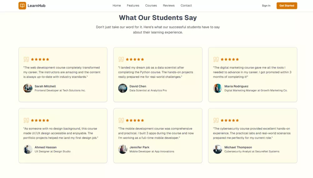 تصميم صفحة هبوط احترافية لمشروعك (Landing Page) 8 اقسام + لغتين