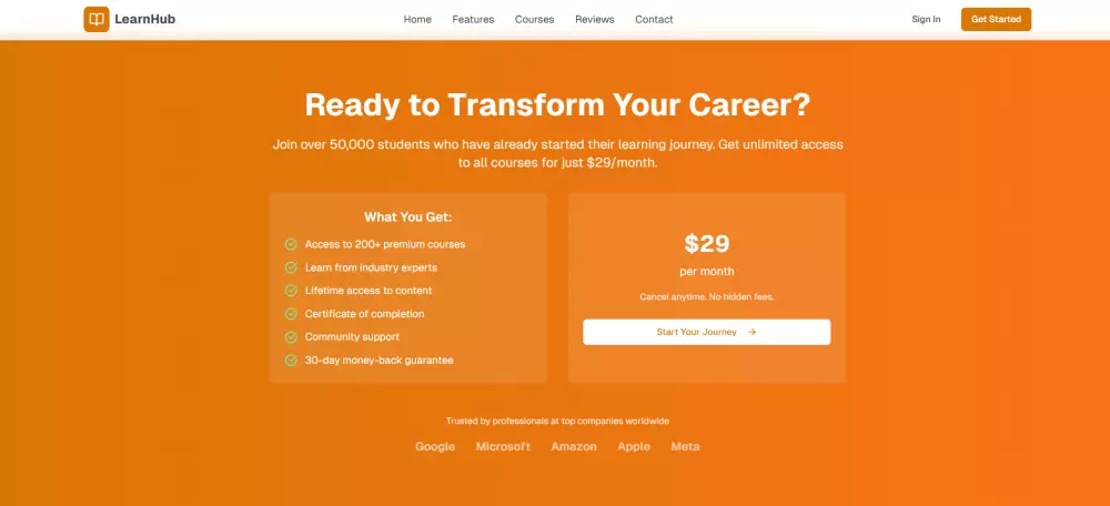 تصميم صفحة هبوط احترافية لمشروعك (Landing Page) 8 اقسام + لغتين