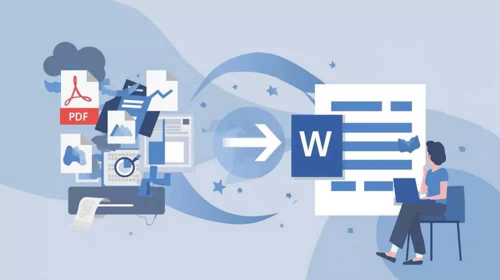 تفريغ وتنسيق ملفات PDF إلى Word بطريقة احترافية وبسرعة حتي 45 صفحة