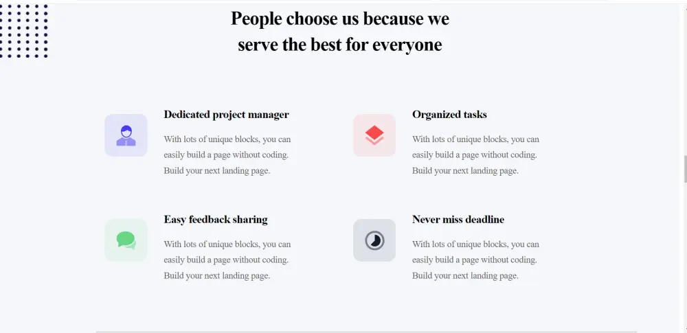 برمجة صفحة ويب تفاعلية متجاوبة بالـ HTML/CSS/JS — صفحة واحدة حتى 5 أقسام، كود نظيف وتسليم ملف مضغوط مع دعم بسيط بعد التسليم.