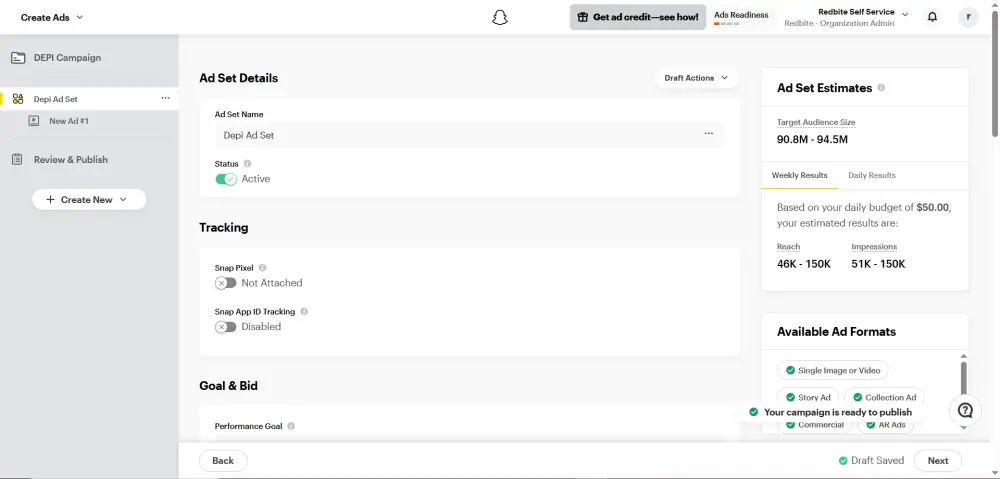 خدمة ترويج نشاطك على Snapchat بإعلان ممول احترافي