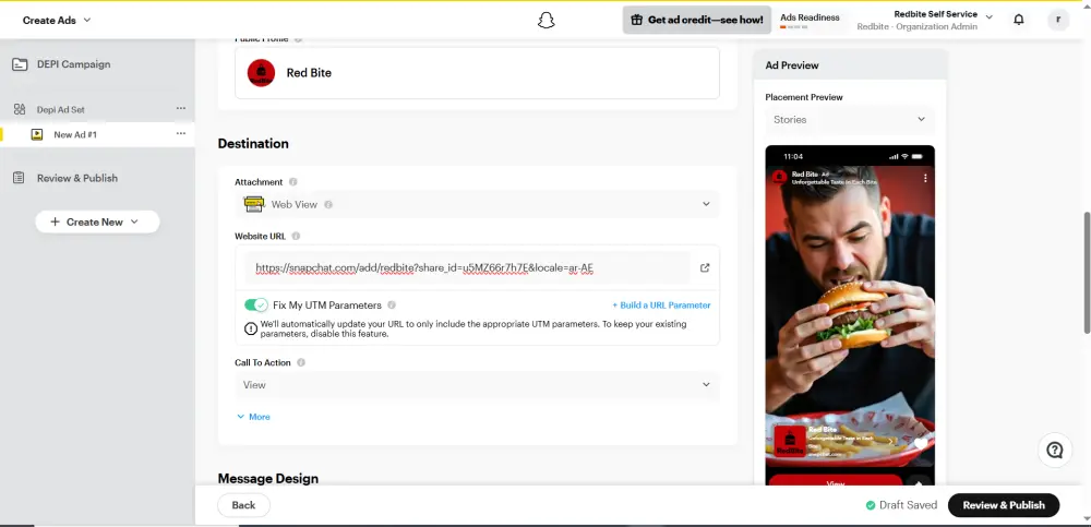 خدمة ترويج نشاطك على Snapchat بإعلان ممول احترافي
