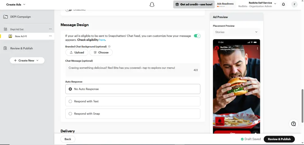خدمة ترويج نشاطك على Snapchat بإعلان ممول احترافي