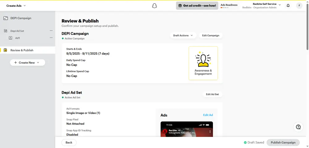 خدمة ترويج نشاطك على Snapchat بإعلان ممول احترافي