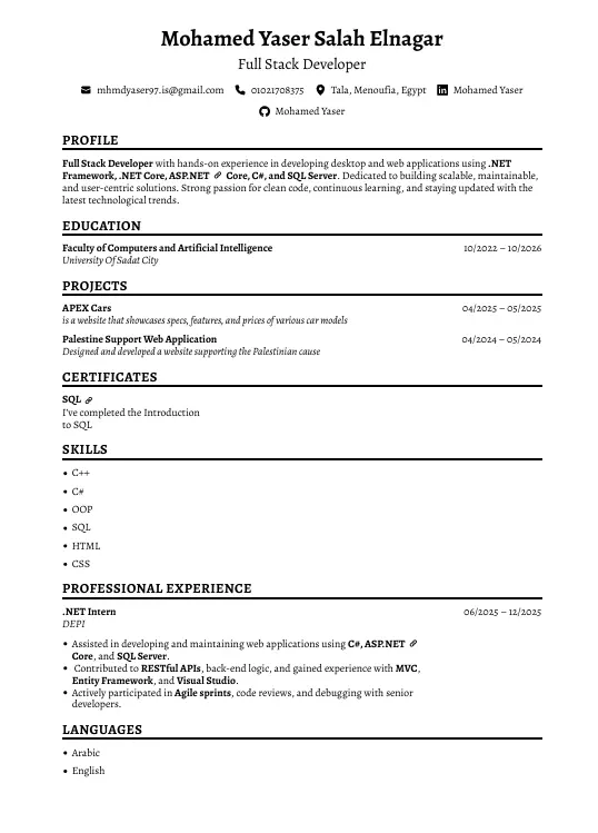 كتابة CV مميز يبرز مهاراتك بأسلوب احترافي