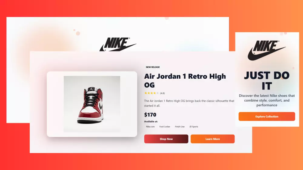 انشاء صفحات هبوط احترافية تفاعلية HTML CSS و JavaScript