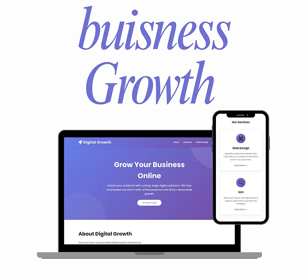 إنشاء صفحة هبوط (Landing Page) احترافية باستخدام HTML وCSS