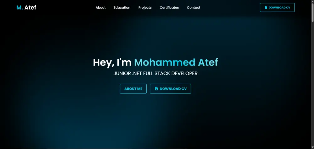 إنشاء بورتفوليو شخصي احترافي.
