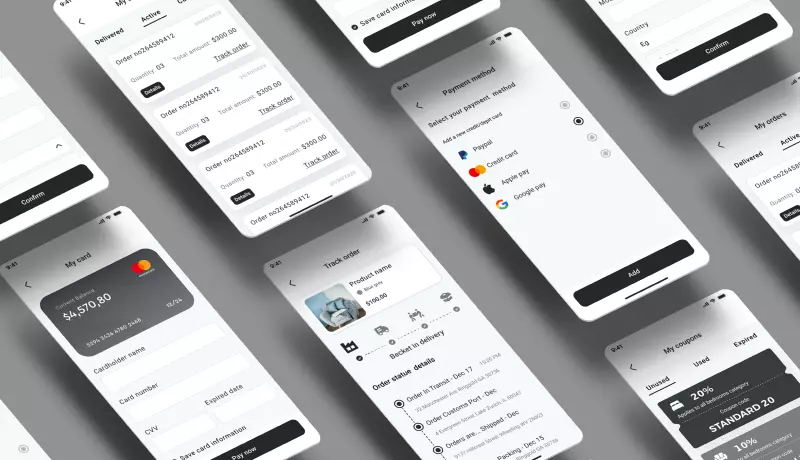 تصميم واجهة تطبيق موبايل احترافية وعصرية مع تجربة مستخدم سلسة وتعديلات مجانية.