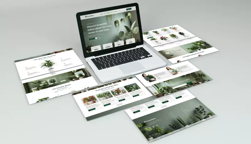 تصميم واجهات مواقع عصرية ومتجاوبة (UI/UX)