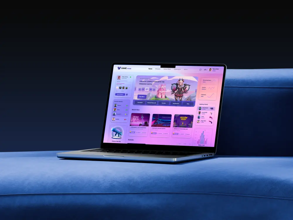 تصميم واجهات مواقع عصرية ومتجاوبة (UI/UX)