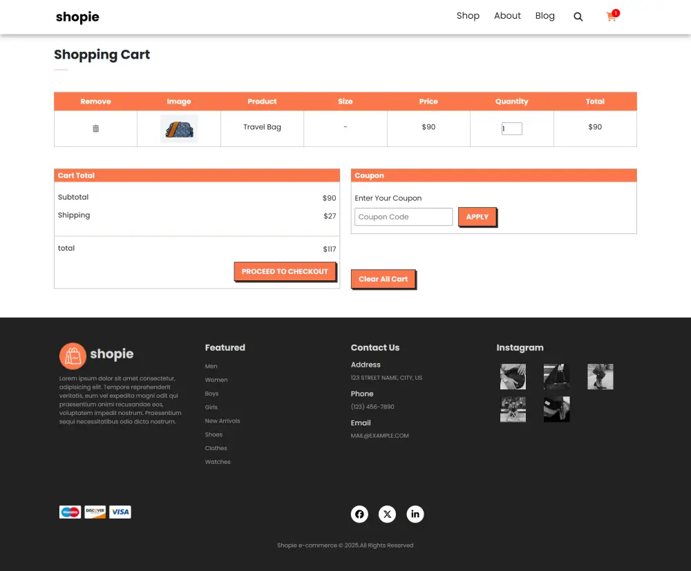 تصميم صفحة ويب باستخدام HTML وCSS