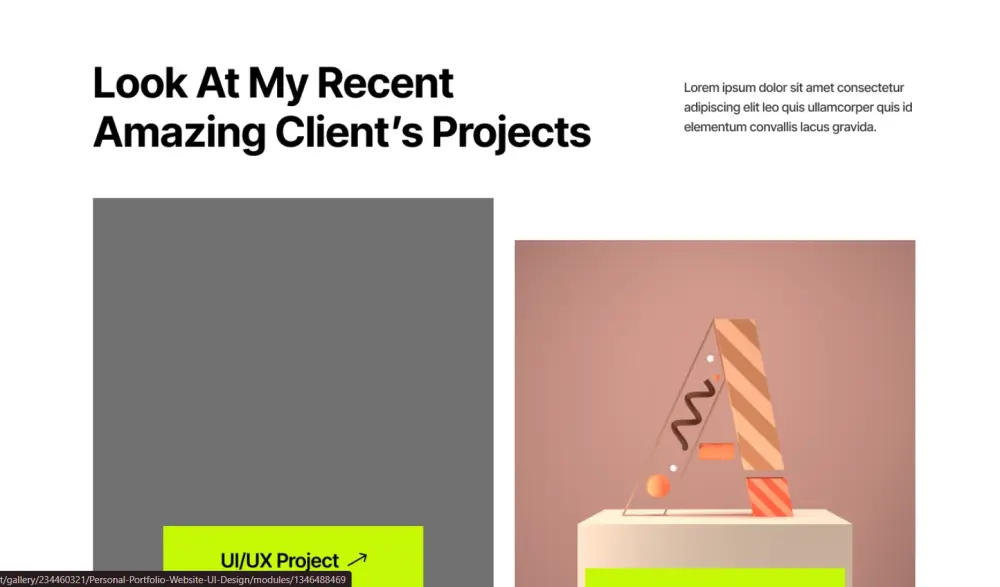 تصميم وبرمجة موقع بورتفوليو (Portfolio) شخصي