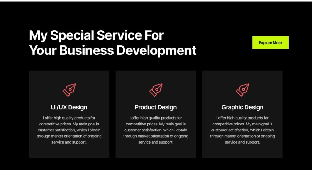 تصميم وبرمجة موقع بورتفوليو (Portfolio) شخصي