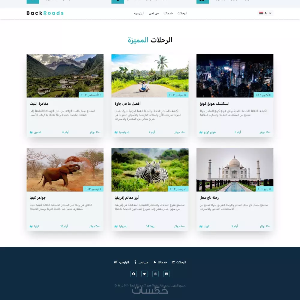صفحة هبوط احترافية Landing Page
