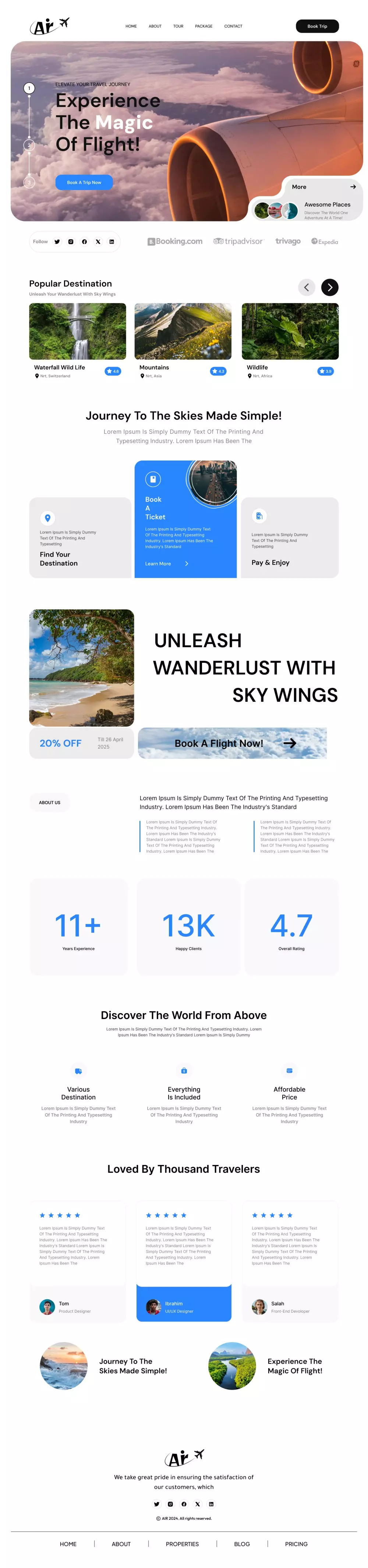 تصميم UI/UX لمواقع الويب وصفحات الهبوط.
