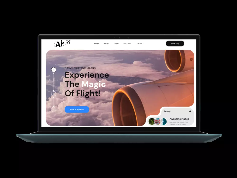 تصميم UI/UX لمواقع الويب وصفحات الهبوط.