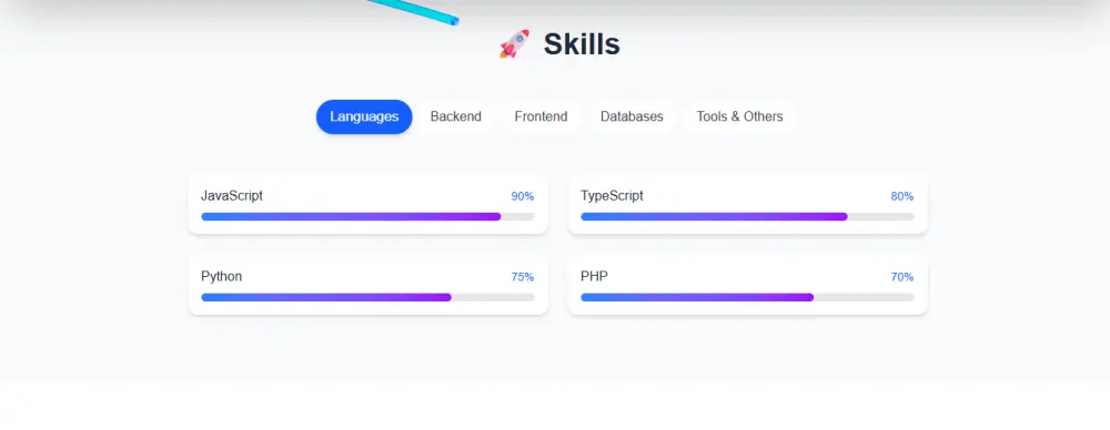 إنشاء موقع بورتفوليو شخصي احترافي يعرض معلوماتك ومهاراتك ومشاريعك مع تصميم عصري ومتجاوب.