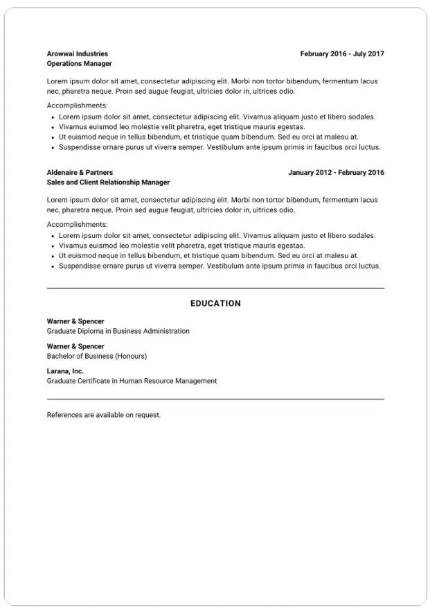 انشاء سيرة ذاتية CV - ATS احترافية