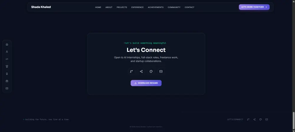 تصميم وتطوير موقع Portfolio احترافي للمطورين والطلاب وأصحاب الأعمال