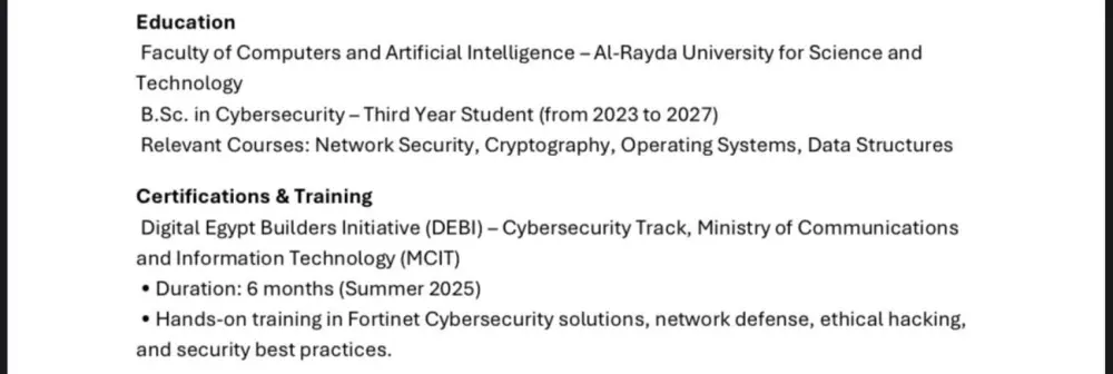كتابة سيرة ذاتية احترافية متوافقة مع أنظمة ATS باللغة العربية أو الإنجليزية