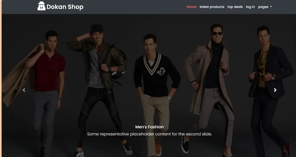 أقدّم خدمة تصميم وبرمجة متجر إلكتروني احترافي للموضة والإكسسوارات باستخدام HTML وCSS وJavaScript مع تصميم متجاوب بالكامل