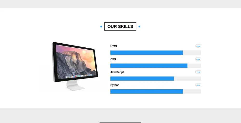 تصميم صفحة هبوط landing page بسيطة بHTML, CSS & Bootstrap