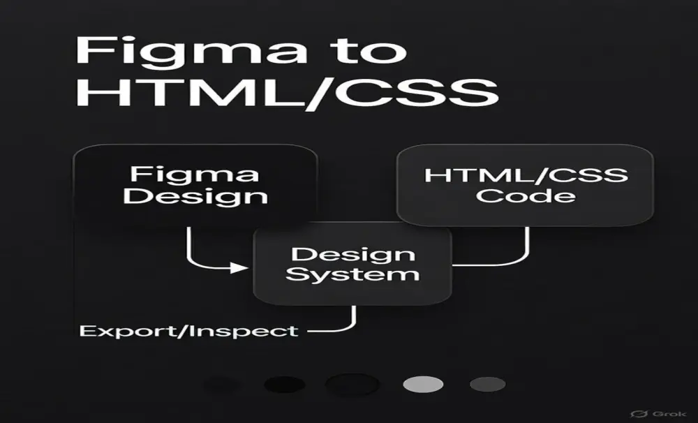 تحويل تصميم Figma إلى كود HTML وCSS متجاوب