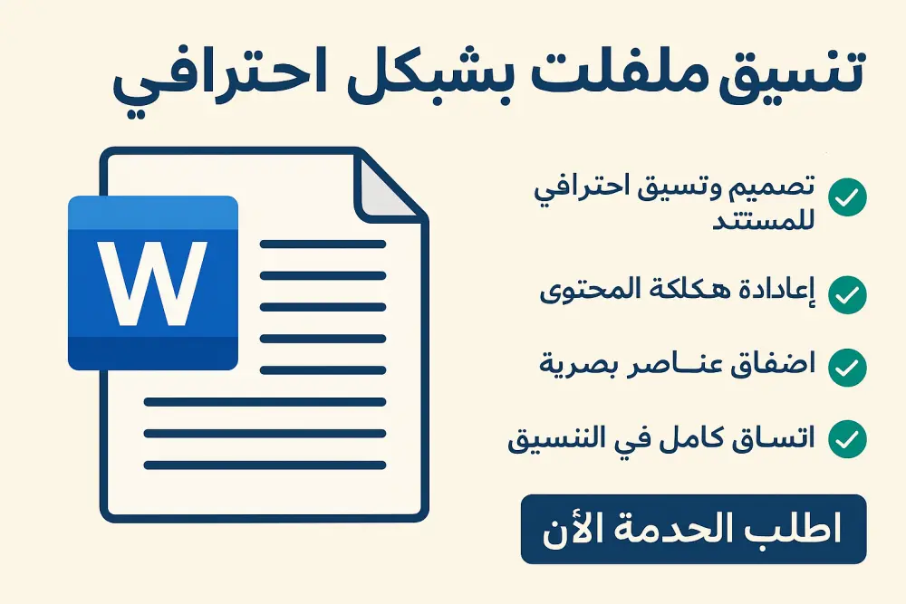 تنسيقات ملفات Word