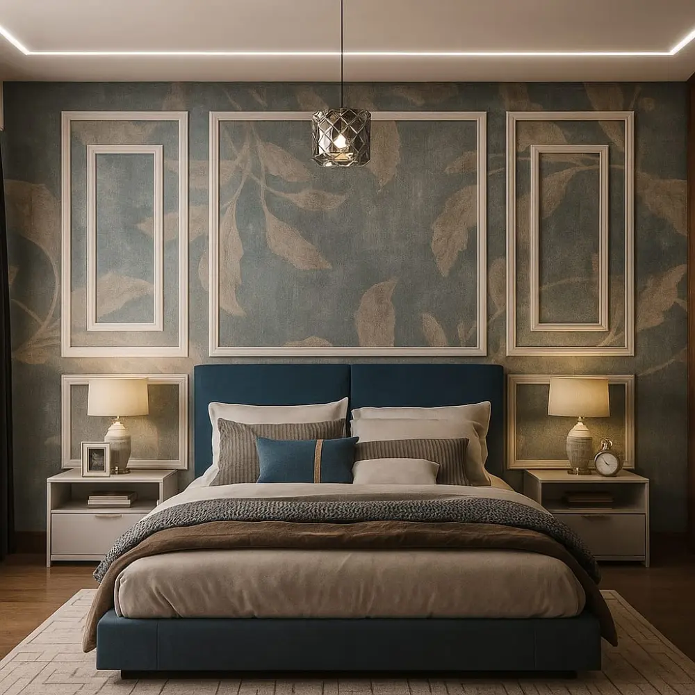 تصميم داخلي احترافي وعصري لغرف النوم أو الجلوس أو غرف الأطفال مع صور واقعية 3D