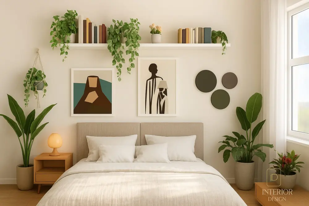 تصميم داخلي احترافي وعصري لغرف النوم أو الجلوس أو غرف الأطفال مع صور واقعية 3D