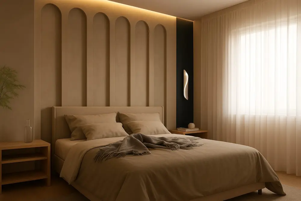 تصميم داخلي احترافي وعصري لغرف النوم أو الجلوس أو غرف الأطفال مع صور واقعية 3D