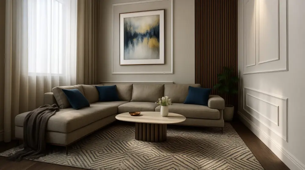 تصميم داخلي احترافي وعصري لغرف النوم أو الجلوس أو غرف الأطفال مع صور واقعية 3D