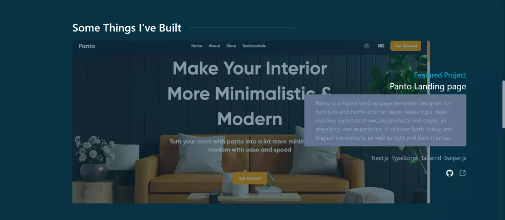 سأقوم بتطوير موقع شخصي احترافي مصمم خصيصًا لك ليكون منصتك للتعريف بنفسك